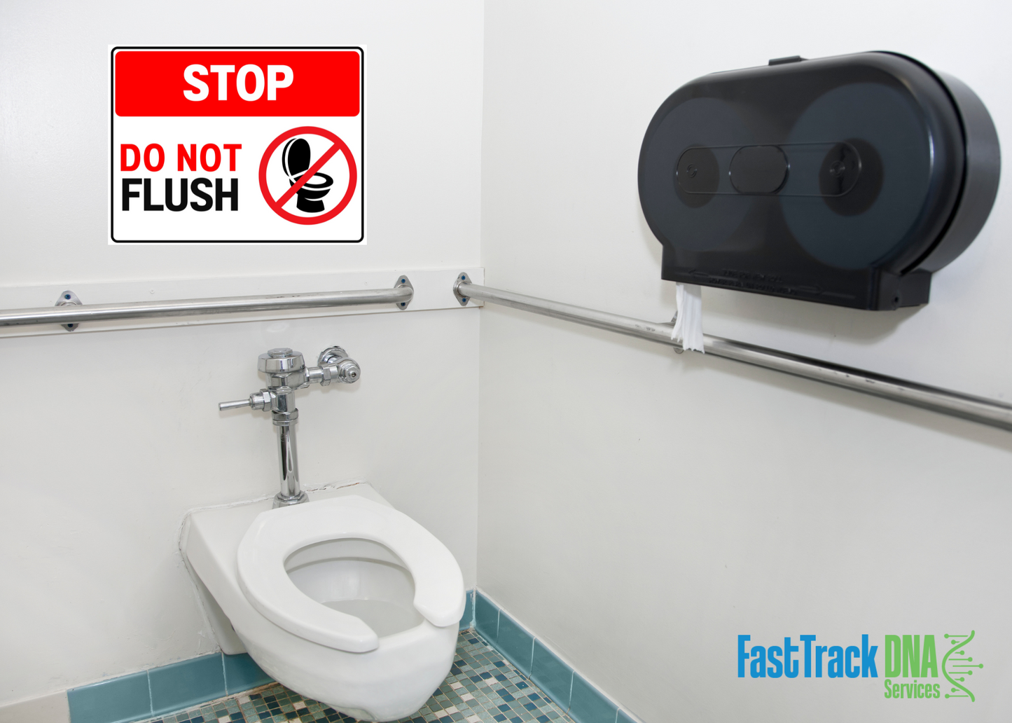 DOT Drug Testing Signs-DO NOT FLUSH, DO NOT WASH HANDS