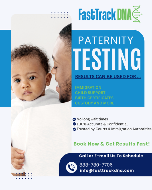 Father and child with DNA report – Paternity DNA Testing in Chicago